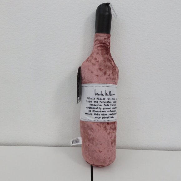 Nicole Miller Pet CHAMPAGNE DOG SQUEAKY LARGE TOY - Picture 4 of 5